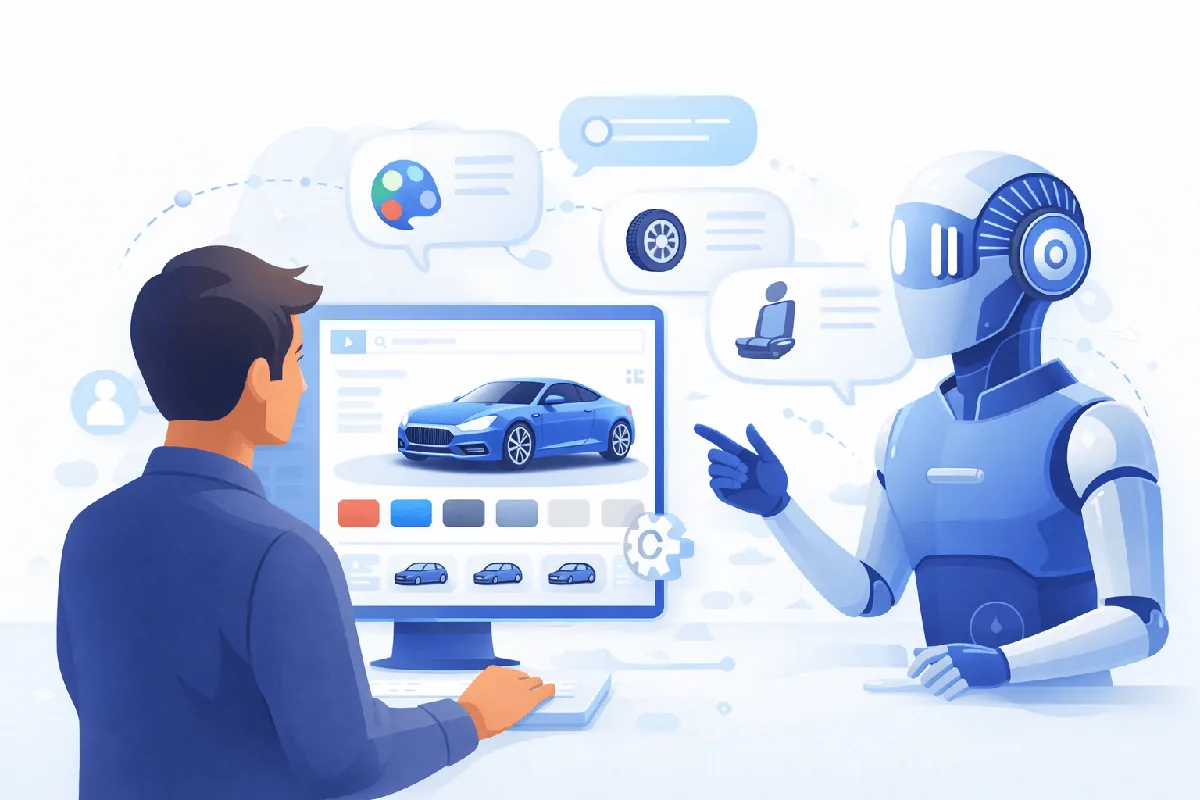 Conversational AI auto configurators as advisors